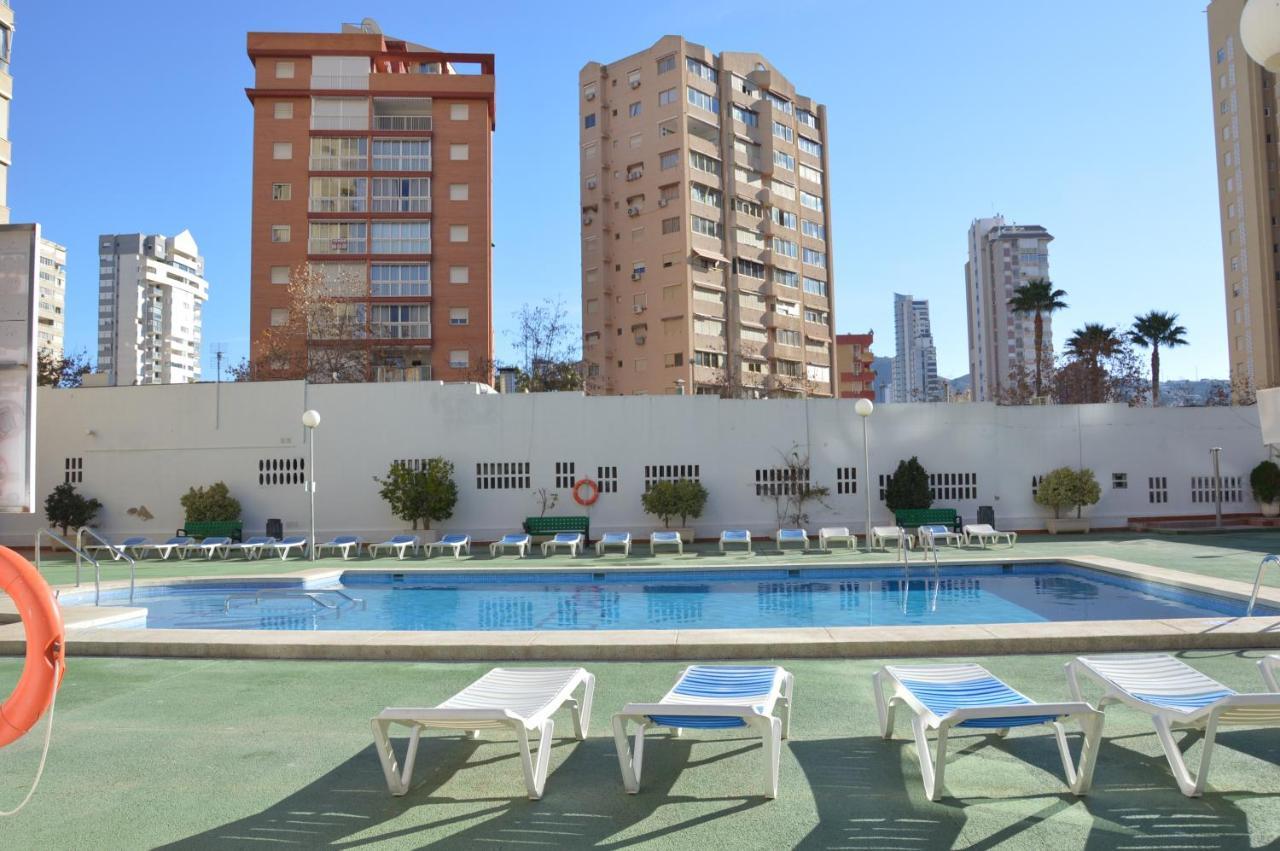 Gemelos IV Loysan Apt. With Pool Бенідорм Екстер'єр фото